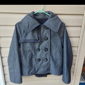 Lululemon Athletica Charcoal Pea Coat